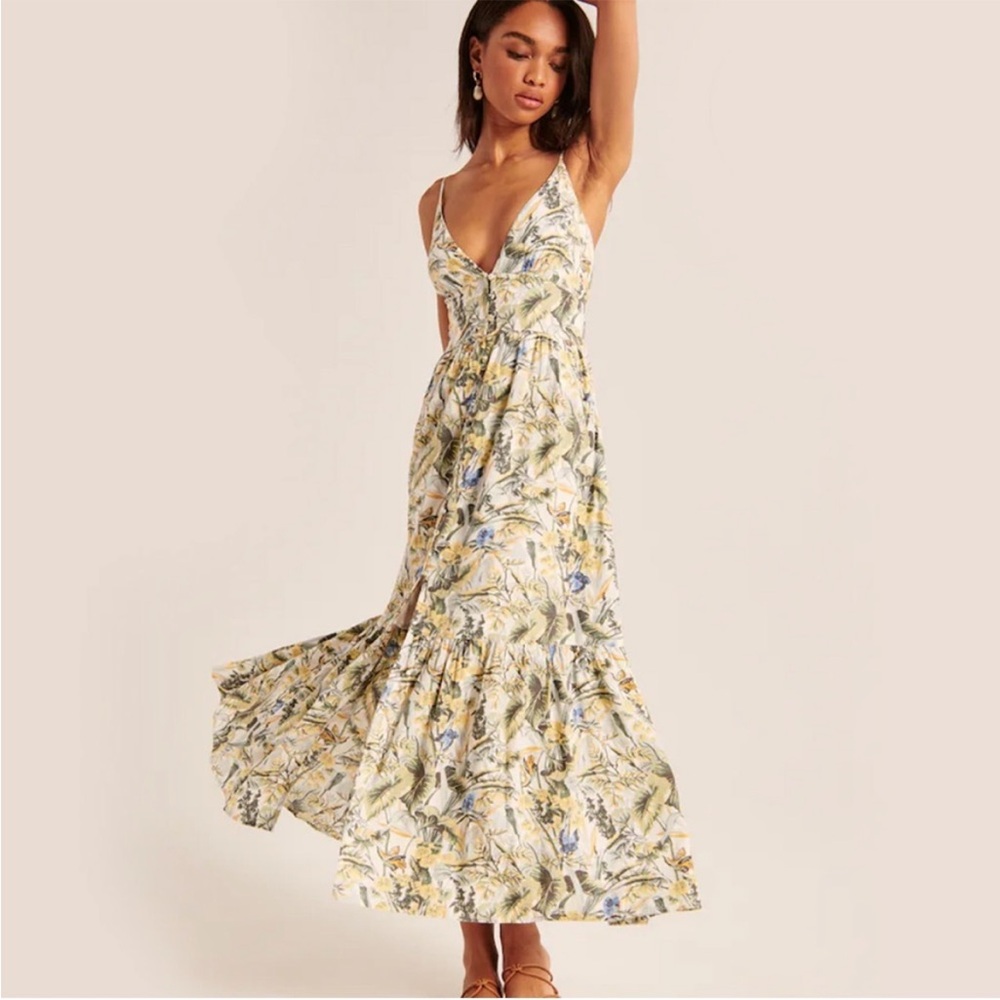 Abercrombie & Fitch Button Through Maxi Dress - image 3